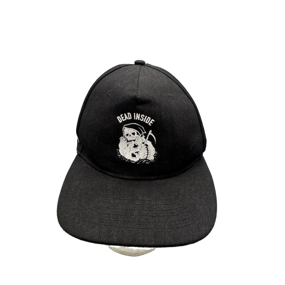 Lurking Class by Sketchy Tank Hat Dead Inside Grim Reaper Black Snapback Cap
